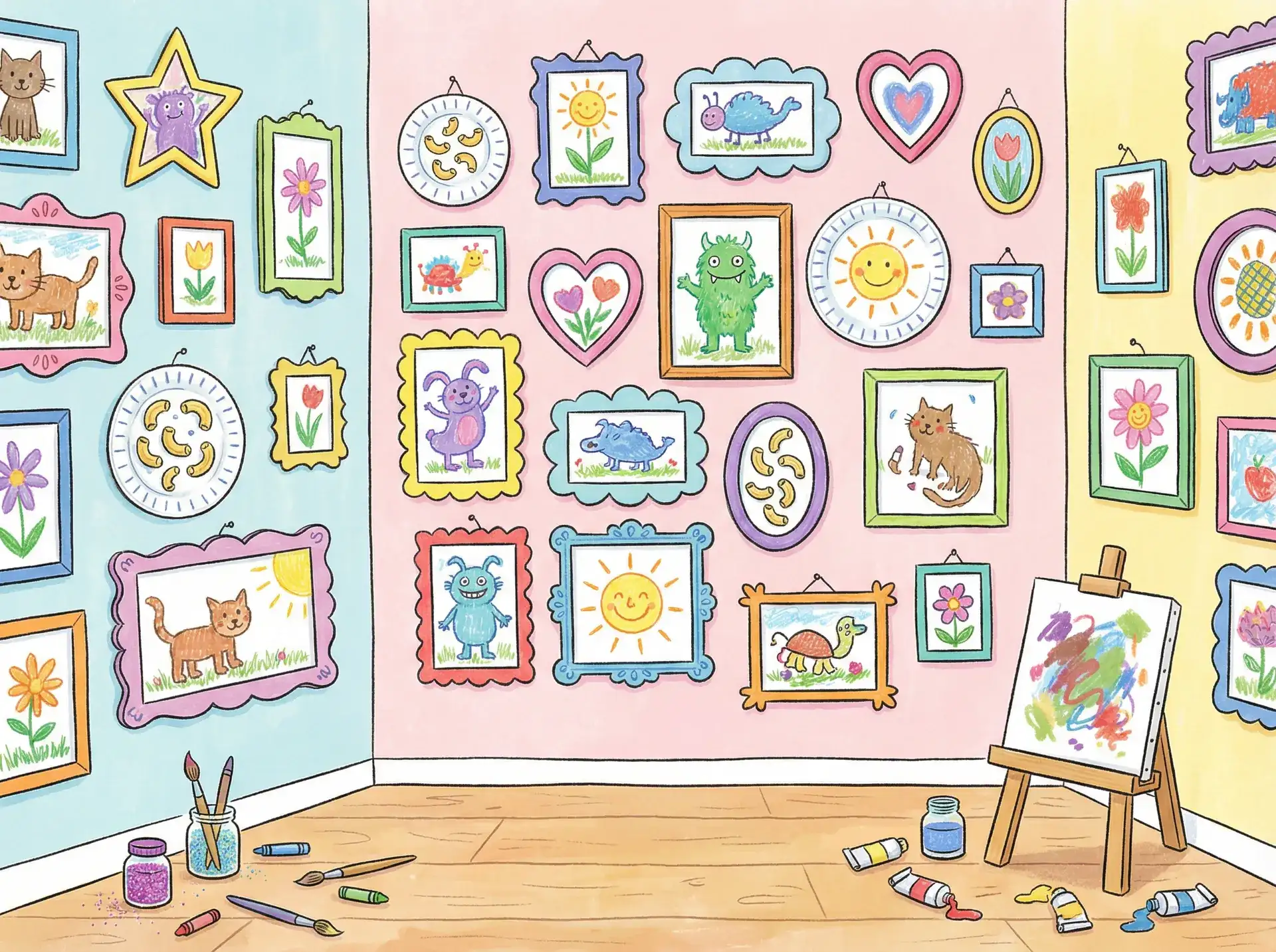 小朋友的彩色画作 - 斗罗大陆106 创意展示